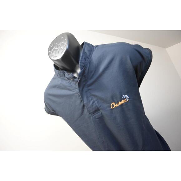 Zero Restriction WindBreaker Golf Vest MADE IN USA Snap Neck Mens Large - Picture 1 of 10